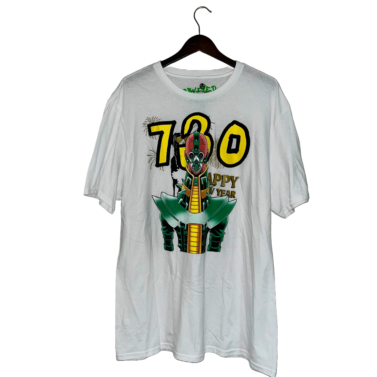 ASSPIZZA - REVIVED YUGIOH JINZO UNCOMMON TEE USED 2XL