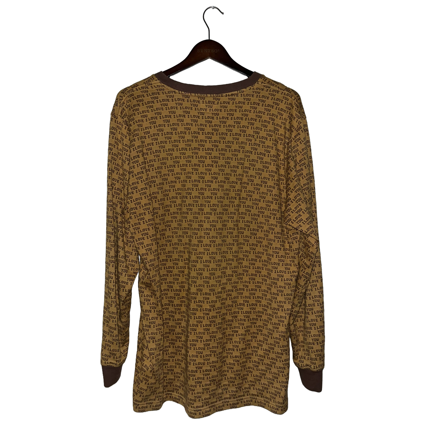 SUPREME - I LOVE YOU JACQUARD SS16 L/S USED XL