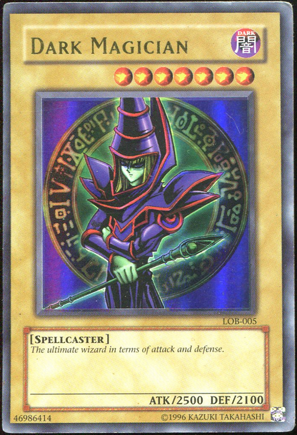 [HP] DARK MAGICIAN UNLIMITED LOB-001 FOIL SHIFT ERROR