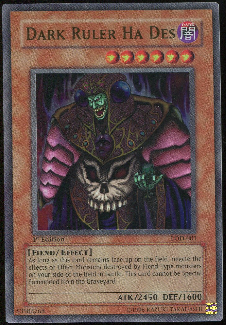 [LP] DARK RULER HA DES 1ST EDITION LOD-001
