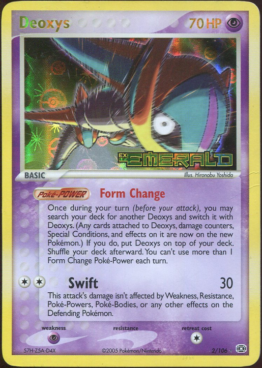 [MP] DEOXYS (SPEED FORME) REVERSE HOLO RARE 2/106