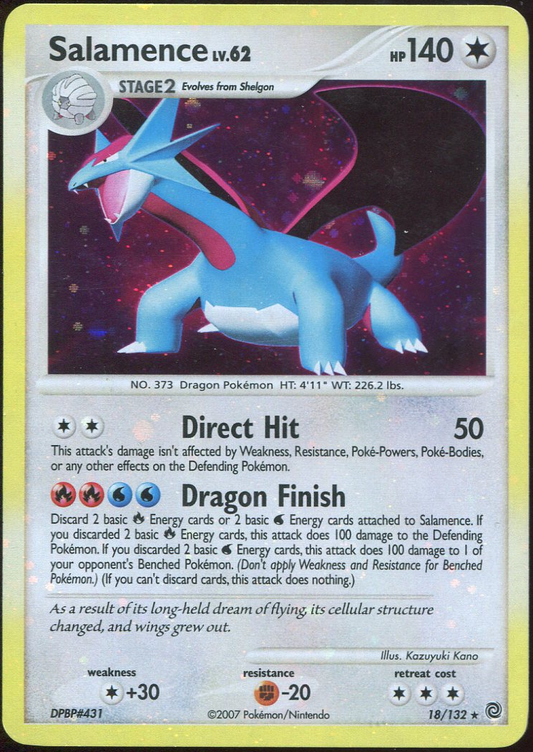 [LP] SALAMENCE SECRET WONDERS HOLO RARE 18/132