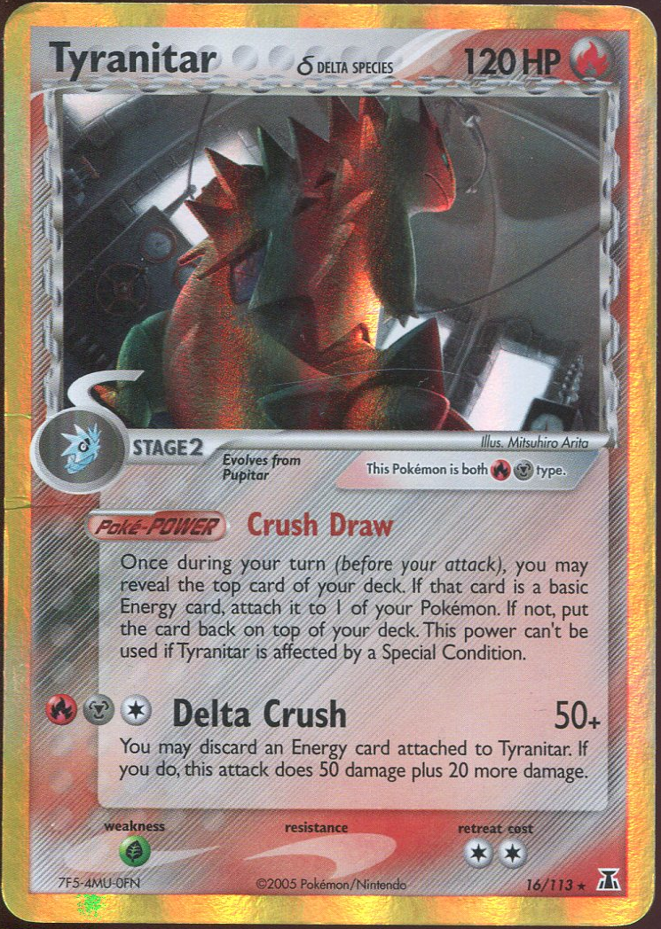 [HP] TYRANITAR (DELTA SPECIES) DELTA SPECIES HOLO RARE 16/113