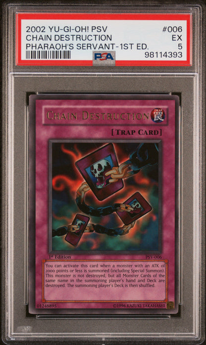 [PSA 5] CHAIN DESTRUCTION 1ST EDITION PSV-006