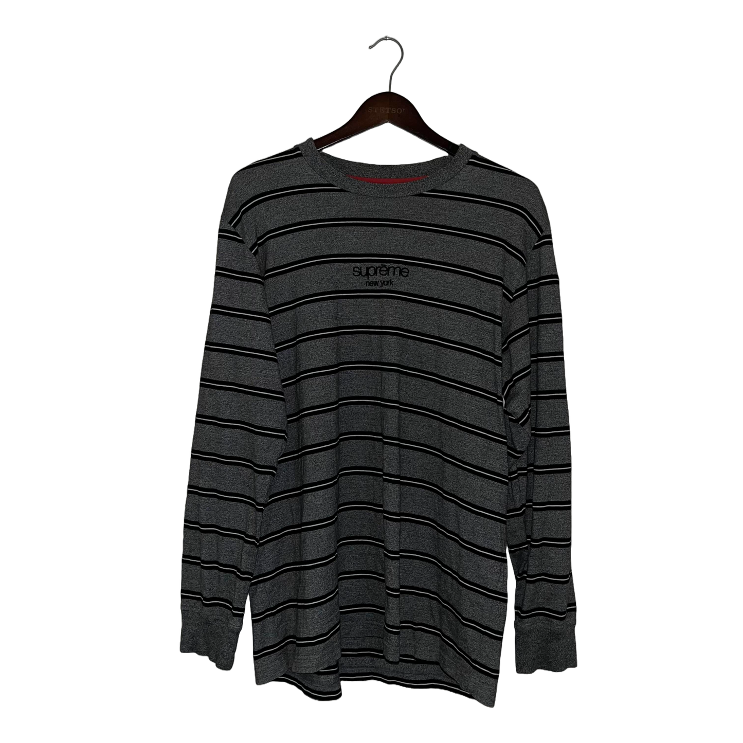 SUPREME - CLASSIC LOGO L/S SS15 USED XL