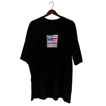 ASSPIZZA - 4TH JULY SUPREME TRIPLE BOX LOGO TEE 2023 USED 2XL