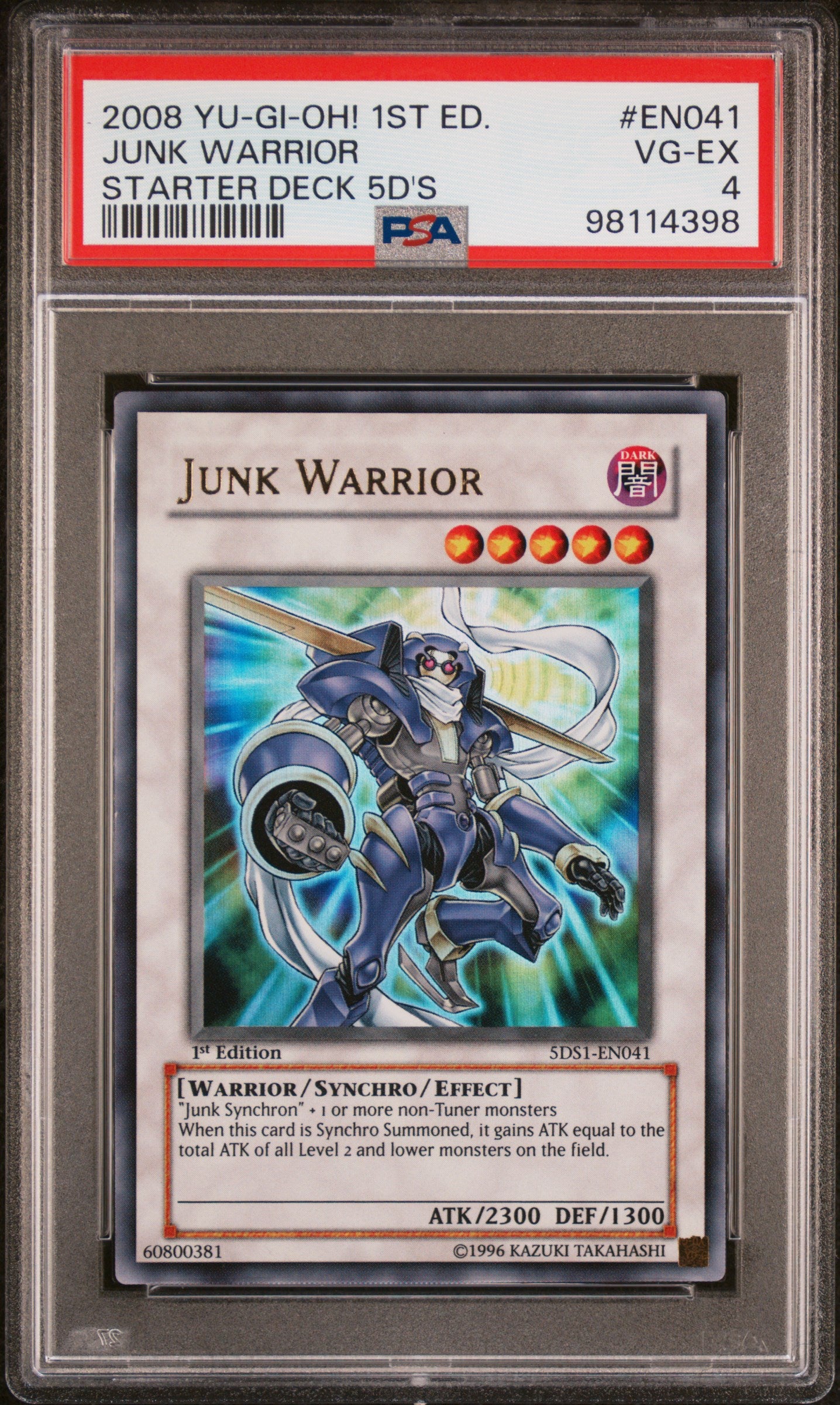 [PSA 4] JUNK WARRIOR 1ST EDITION 5DS1-EN041