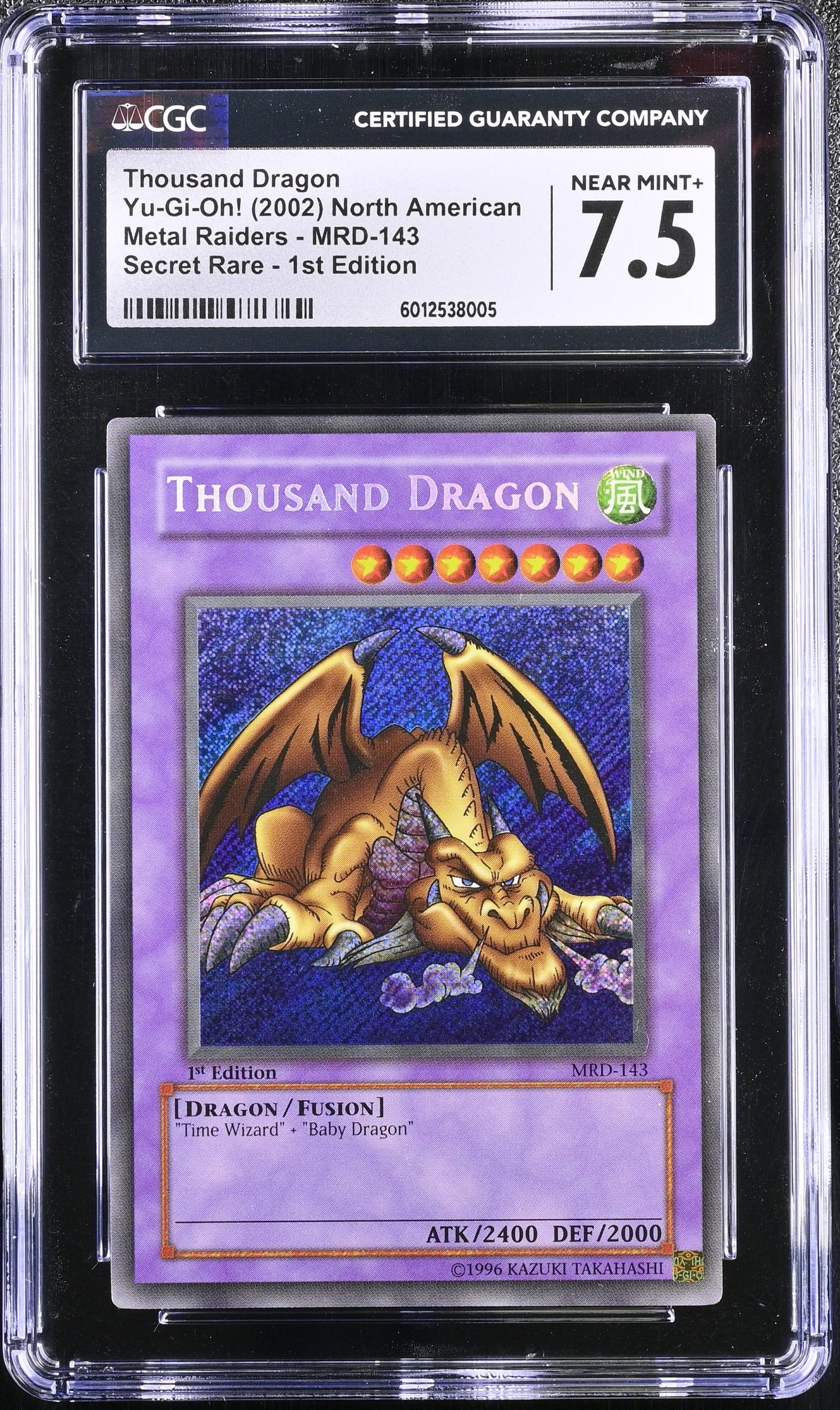 [CGC 7.5] THOUSAND DRAGON 1ST EDITION MRD-143