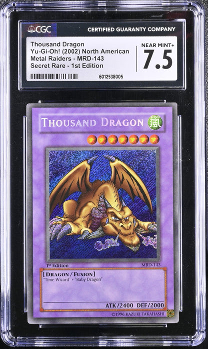 [CGC 7.5] THOUSAND DRAGON 1ST EDITION MRD-143