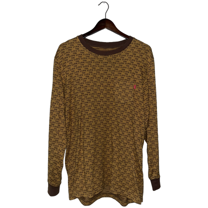 SUPREME - I LOVE YOU JACQUARD SS16 L/S USED XL
