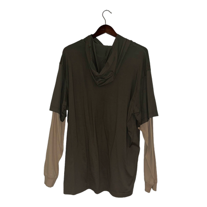 SUPREME - LAYERED HOODIE L/S FW22 USED XL