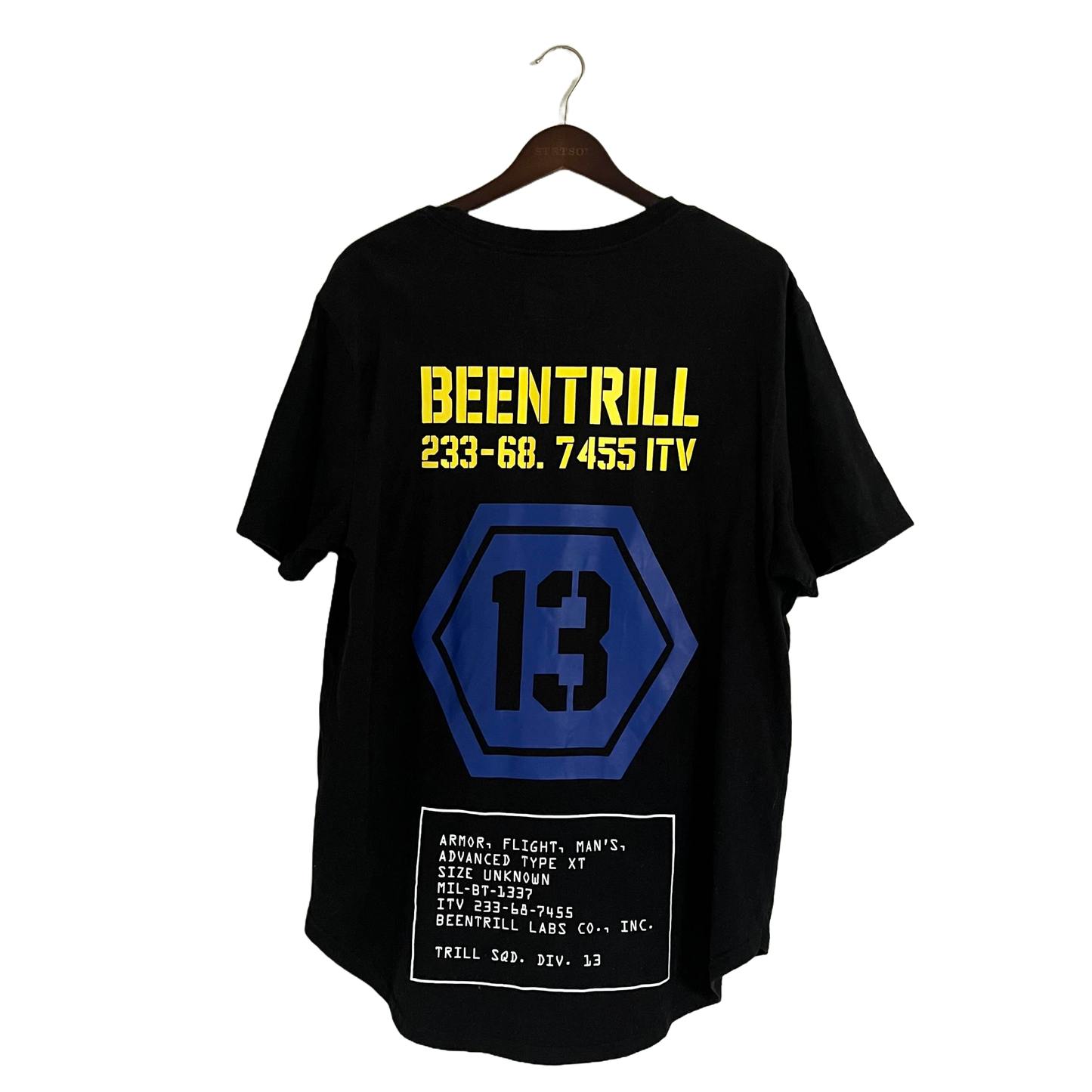 VIRGIL ABLOH - BEEN TRILL MILITARY 13 TEE 2015 USED L