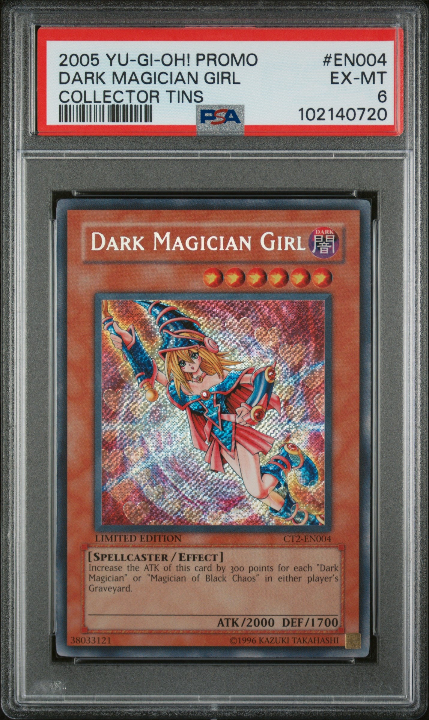 [PSA 6] DARK MAGICIAN GIRL CT2-EN004