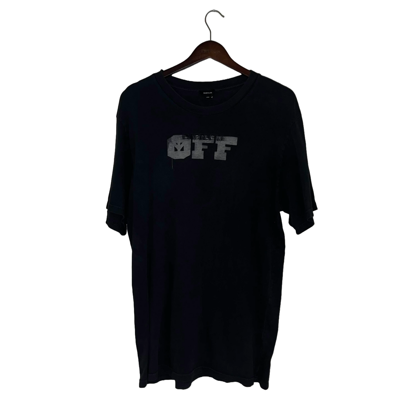 BABYLON X OFF WHITE - I WISH YOU WOULD TEE 2015 USED L