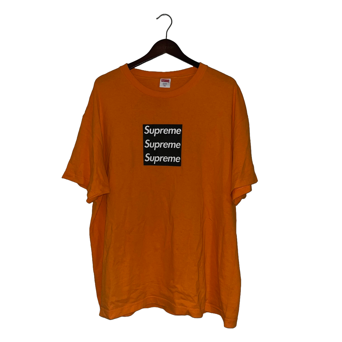 ASSPIZZA - HALLOWEEN SF SUPREME TRIPLE BOX LOGO TEE 2021 USED 2XL